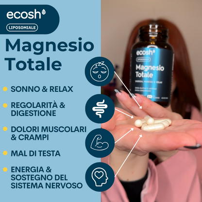 Benefici del magnesio liposomiale da ecosh.it