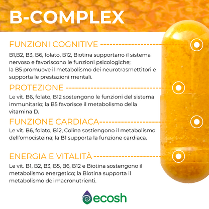 Vitamina B Complex | Energia & Vitalità